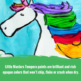 Handy Art Little Masters Tempera Paints Set, 16 oz, 1 Pound (Pack of 6)