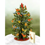 Pop Up Cards, Winter Tree, 15 Inch Life Sized 3D Popup Greeting Card, Christmas Cards, Holiday Card, Thank You Gifts, Blank Notecard & Envelope