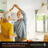 4 Pack A19 LED Light Bulbs 14W 100W Equivalent Bright White 1500 Lumens E26 Frosted Finish