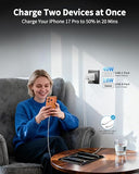 2 Pack 60W USB C to USB C Cable 4FT and 6FT Fast Charging Cord for iPhone iPad