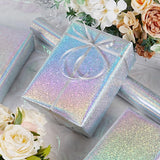 Silver Wrapping Paper Roll, Metallic Holographic Iridescent Star Gift Wrapping Paper, Shiny Silver Star Gift Wrap Paper For Birthday Christmas Wedding Baby Shower Father'S Day, 17Inch×33Feet