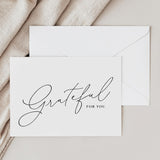 Threekin Thank You Cards With Envelopes - 25-Pack Folded 3.5 X 5" Cards For Weddings, Business, Holidays, Graduations & More | All-Occasion Stationery | Heavyweight Matte Cardstock, Blank Inside