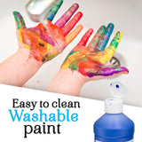 Washable Paint For Kids, 16 Oz Bottle Washable Tempera Paint, Paint For Schools, Classroom Student Paint, Non-Toxic Kids Paint Set Finger Paint - (White)