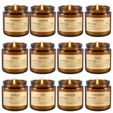 12Pack Scented Candle Set - Aromatherapy Candle Gift Set – Long Lasting Jar Candles For Men| Women, Ideal For Birthdays, Mother'S Day Thanksgiving Gifts