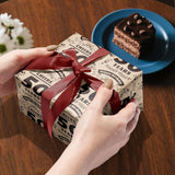 50Th Birthday Wrapping Paper Roll - 50 Year Old Happy Birthday Gift Wrapping Paper For Women Men 1975 Kraft Wrapping Paper With Cutting Line?17Inch X 49.2Ft?