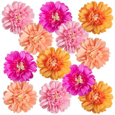 12Pcs Tissue Paper Flowers?Handmade Colorful Giant Crepe Artificial Flowers Decorations For Wall,12 Inches Large Flowers For Wedding Birthday Babyshower Party Home Decor Supplies