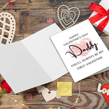 Valentines Day Card For Father, Funny Dad Valentine'S Day Greeting Card, First Valentine'S Day Card, Always Be My First Valentine Daddy