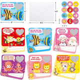 Valentines Day Cards Funny Scratch-Off Jokes For Kids Valentine Classroom Gift Exchange 36 Pack