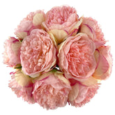 2 Bouquet 10Heads Artificial Fake Peony Flowers Silk Faux Flower For Home Office Party Wedding Decorations