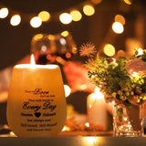 Lavender Scented Candles And Memorial Ornaments Set, Bereavement Condolence Sympathy Gifts, Candle Memorial Gifts For Loss Of Mother, Father, Son, Daughter, Husband, Loved One
