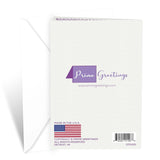 Mom Valentine'S Day Card, Made In America, Eco-Friendly, Thick Card Stock With Premium Envelope 5In X 7.75In, Packaged In Protective Mailer (Embroidery)