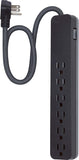 Surge Protector Power Strip with 2 Ft Braided Extension Cord