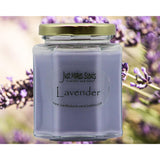 Lavender Scented Blended Soy Candle | Relaxing Lavender Fragrance | Hand Poured In The Usa By
