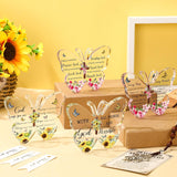 12 Set Acrylic Christian Gifts For Women Mother'S Day Inspirational Gifts With Bible Verse Include 12 Butterfly Paperweight 12 Bags 12 Thank You Cards Scripture Religious Gift For Mother Women