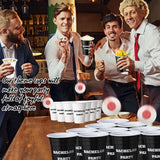 30 Pcs Bachelorette Game Supplies Set - 22 Pcs 16 Oz Bachelor Plastic Cups & 8 Bachelorette Theme Balls For House Parties, Birthdays, Bbqs & Holidays