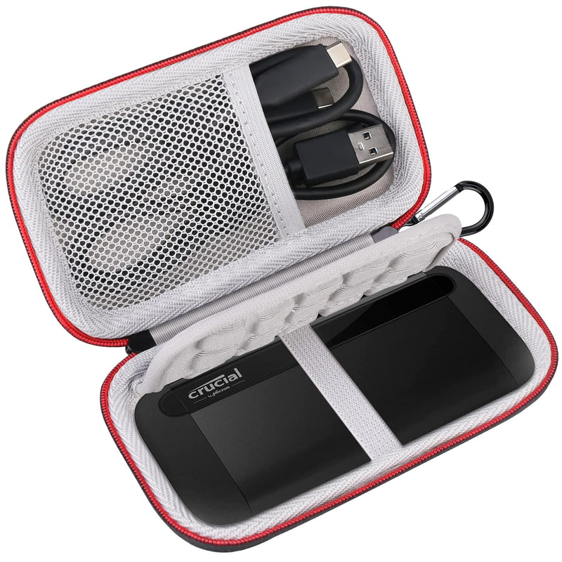 Hard Carrying Case For Crucial X8 Portable Ssd 1Tb 2Tb 4Tb 500Gb Usb 3.2 Exter