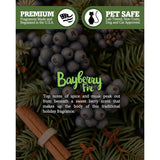 Bayberry Fir Scented Natural Soy Candle, Essential Fragrance Oils, 100% Soy, Phthalate & Paraben Free, Clean Burning, 9 Oz.
