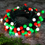 100Led G15 Christmas String Lights - 39Ft Globe Fairy Lights With Timing Function, Connectable, 8 Modes Christmas Lighti