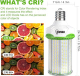 2 Pack 100W LED Corn Light Bulbs 1000W Equivalent 5000K Daylight 15000 Lumens E26 E39 Base