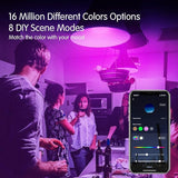 A19 Smart Light Bulbs 10 Pack RGBCW WiFi Color Changing LED 800LM E26 Alexa Google Assistant No Hub