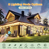 25FT Solar ST38 String Lights Waterproof USB Solar Powered Patio Lights with Remote Timer