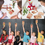 60Pcs Valentines Day Cards Bulk: Kids Classroom Valentine'S Favors, Class School Exchange Party Gifts Supplies For Students Boys Girls(Kraft, 10 Styles)