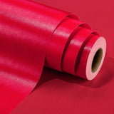 Shimmer Christmas Red Wrapping Paper Roll - 17 Inches X 33 Feet - Solid Color Pearly-Lustre Gift Wrap Birthday Wrapping For Baby Shower, Weddings, Christmas And Anniversaries