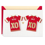 Hallmark Signature Valentines Day Card (Sports Jerseys, Same Team),799VFE1144