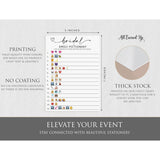 50 Bridal Shower Games Emoji Pictionary (50-Cards) Fun Wedding Game Activity, Decorations, Engagement Party, Rehearsal Dinner, Minimalist Script