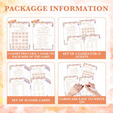 Bridal Shower Game, Find The Guest Bingo, Wedding Shoe, What'S In Your Purse, Would She Rather, 4 Games For 25 Guests, Engagement Party Supplies, Wedding Favors -Set01