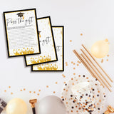 Graduation Party Games 2025 - Pass The Gift - 20 Pcs Graduation Game Cards For Graduation Party High School College Senior School Graduation Party Decorations And Supplies - A05