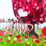- Pop Up Valentines Card, 3D Tree Heart Valentines Day Card For Wife, Husband, Him, Her, Girlfriend, Boyfriend, Adults | 6X8 In Valentine Cards Pop Up, Romantic Anniversary Cards With Envelope