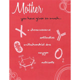 Funny Mother'S Day Science Card (4.25" X 5.5") By