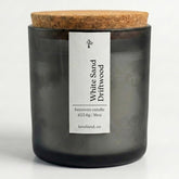Luxury Beeswax Candle, 16Oz | Long Burning Pure Beeswax Candles, Non Toxic, Natural, Clean, Scented Organic Candles, Glass Jar, Cork Lid - White Sand Driftwood