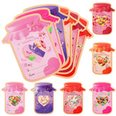 Valentines Day Cards 54 Pack Jars Happy Valentines Mason Jar Cards For Student Classroom Prize Party Favors Exchange Gifts (Candy Not Included)