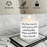 Friend Gifts For Women, Friendship Gifts, Cool & Unique Gift For Female Friend, Birthday Christmas Gift Idea For Bestie, Funny Lavender Scented Candles For Her