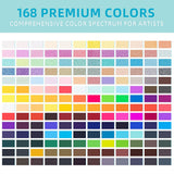 Watercolor Paint Set, 168 Colors Watercolor Paints, Painting Set With Water Brush And Nylon Brushes, Perfect Starter Kit For Beginners And Professionals