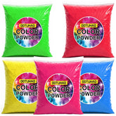 Color Powder, 5 Colors Run Powders, 3.5Oz/100G Each Color, Holi Powder For Colored Toss, And Car Burnout, Holi Festival, Parties, Colors Wars, Fun Runs, Summer Camps, Festivals(5 Color,100G)