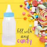 Guess The Candy Baby Shower Game Large Plastic Piggy Bank Bottle (Blue)