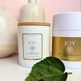 Joy Intention Candle – Manifest Joy, Happiness & Positivity – Coconut Soy Scented Candle For Emotional Wellness – Gift-Ready Luxury Candle