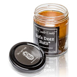 Bofa Deez Nutz- Funny- Banana Nut Bread N Hazelnut Vanilla- Scented Candle- Double Pour- 6 Ounce- 40 Hour Burn Time