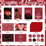 Valentines Day Cards Gifts - 32 Pack African American Valentine'S Day Greeting Cards With Envelopes And Stickers, Black Valentine Love Heart Supplies Gifts For Family Friends Coworkers (Blank Inside)