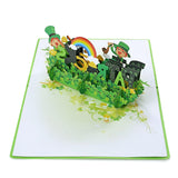 Cutpopup St Patricks Day Card Pop Up, 3D Greeting Card (Funny Happy Patricks Day)