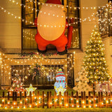 147FT Globe String Lights 300 LED Warm White Plug In Fairy Lights with Remote Waterproof for Patio Garden Christmas Decor