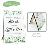 111 Pcs Baby Shower Game Blocks To Decorate, Includes 36 Stencils 50 Wooden Blocks 24 Acrylic Markers - Plain Wooden Blocks Great For Baby Shower Activities For Guests