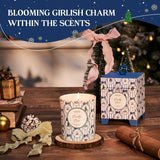 Christmas Holiday Candle - Candy Cane Scent, 7.4 Oz Soy Wax, Winter Scented Candle Gift For Women And Teen Girls