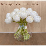 16Pcs Ranunculus Artificial Flowers, Fake Small White Flowers?Wedding Bouquets Filler Miniature Flowers?Faux White Ranunculus Apartment Decor