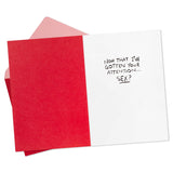 Hallmark Shoebox Funny Love Card for Adults (Got Your Attention) for Valentine's Day, Anniversary