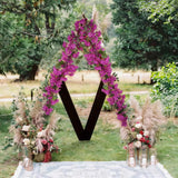 Purple Bougainvillea Artificial Flowers Garland 5.9Ft Bloom Faux Bougainvillea Artificial Vine Flowers For Centerpieces Table Runner Wedding Arch Wall Decorations (Purple)