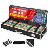 Gift Wrap Storage Organizer, Easily Organize Wrapping Paper, Ribbons, Bows, Scissors, Fits 18-24 Standard Rolls, Keeps Gift Supplies In Perfect Condition & Ready For Next Season, (Black)